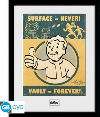 Fallout Framed Print - Vault Forever