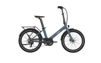 UTO elektrische compactfiets og24 v1 blauw - thumbnail