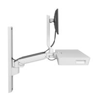 Ergotron CareFit Combo System mit Ablagefläche Monitorbeugel Aantal monteerbare displays: 1 Display(s) 68,6 cm (27) Wit Zwenkbaar, Kantelbaar, Draaibaar, In - thumbnail