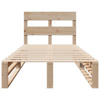 Bedframe zonder matras massief grenenhout 100x200 cm - thumbnail