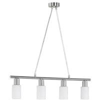 LED Hanglamp Mat Nikkel - Rechthoekige Hangverlichting E14 - Aluminium - thumbnail