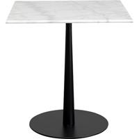 Kare Design Bistrot Capri Eettafel wit marmer 70x70cm - thumbnail