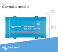 Victron Energy Phoenix Inverter 12/375 230V VE.Direct SCHUKO Omvormer 375 VA 12 V/DC - 230 V/AC - thumbnail