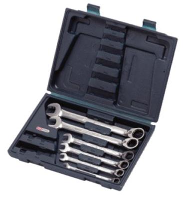 KS TOOLS Ks-tools ratelsleutel set "gearplus" set of ratchet wrenches switchable 6 pcs.