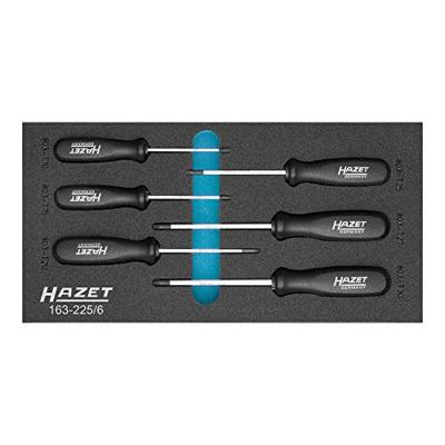 HAZET Schroevendraaierset - TORX® 163-225/6 - Binnen-TORX®-profiel - 6-delig - T10 - T30 HAZET Schroevendraaierset - TORX® 163-225/6 - Binnen-TORX®-profiel - 6-delig - T10 - T30