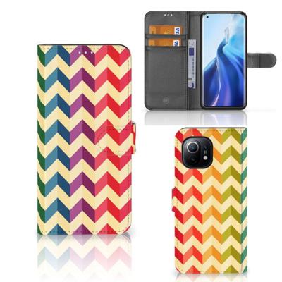 Xiaomi Mi 11 | Telefoon Hoesje | Zigzag Multi Color