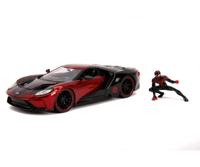 Jada Toys Jada marvel miles morales spiderman met 2017 ford gt auto 1:24 - thumbnail