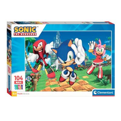 Clementoni legpuzzel super color maxi sonic, 104st. Clementoni legpuzzel super color maxi sonic, 104st.