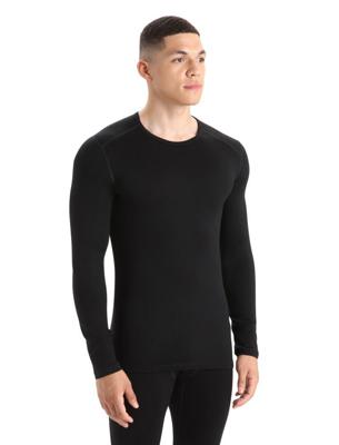 Icebreaker Merino 260 Tech LS Crewe Thermoshirt Heren Black M