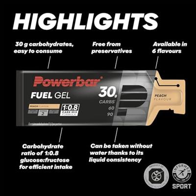 Powerbar Fuel Gel 30 Perzik (12x50ml) Powerbar Fuel Gel 30 Perzik (12x50ml)