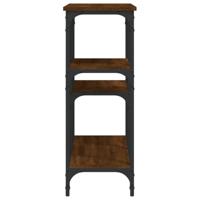 Wandtafel 102x29x75 cm bewerkt hout bruin eikenkleur - thumbnail