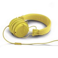 Reloop RHP-6 - DJ- en lifestyle-hoofdtelefoon met afgestemd geluid, lichte constructie en veilige pasvorm, voor smartphones (Apple iPhone, Android) tablets, iPods, Mac en PC, (geel) - thumbnail