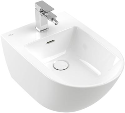 Wandbidet Villeroy & Boch Subway 3.0 CeramicPlus 56x37.5x27 cm Stone White