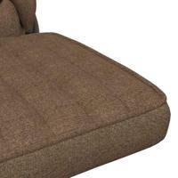 Kantoorstoel draaibaar stof taupe - thumbnail