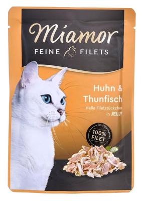 Miamor natvoer voor kat Kip met tonijn 100 g - thumbnail