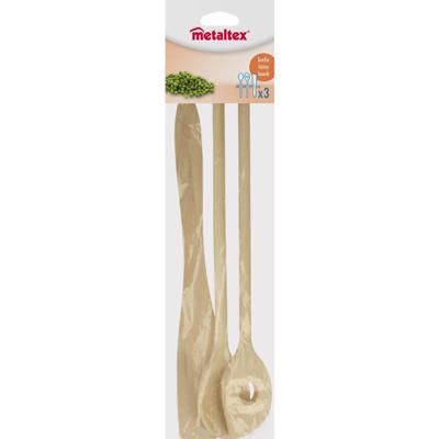 Metaltex spatel/pollepelset 3-delig 27cm Metaltex spatel/pollepelset 3-delig 27cm