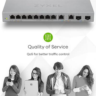 Zyxel XGS1010-12-ZZ0102F netwerk-switch Unmanaged Gigabit Ethernet (10/100/1000) Grijs Zyxel XGS1010-12-ZZ0102F netwerk-switch Unmanaged Gigabit Ethernet (10/100/1000) Grijs