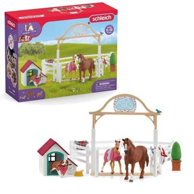 Schleich - Horse Club Horses Gasten van Hannah met Ruby Dog - 42458