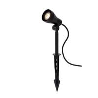 Lucide SPIKE - Tuinspot - Ø 6,5 cm - LED Dimb. - GU10 - 1x5W 3000K - IP54 - Zwart - thumbnail
