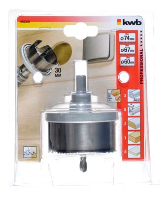 kwb 498300 Gatenzaag 3-delig 60 mm, 67 mm, 74 mm 1 stuk(s)