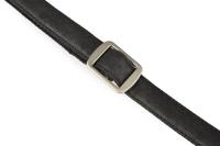 Macleather Halsband Zwart 45-70x2,5cm - thumbnail