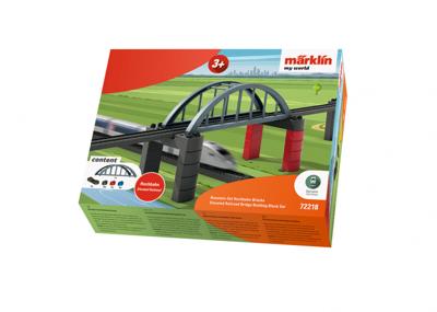 Märklin World 72218 H0 modulaire set verhoogde spoorbrug