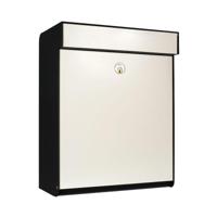 Allux Brievenbus Grundform Zwart/Wit - 40400040 - thumbnail