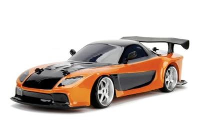 JADA TOYS 253209001 Fast & Furious RC Drift Mazda RX-7 1:10 RC modelauto voor beginners Elektro Straatmodel - thumbnail