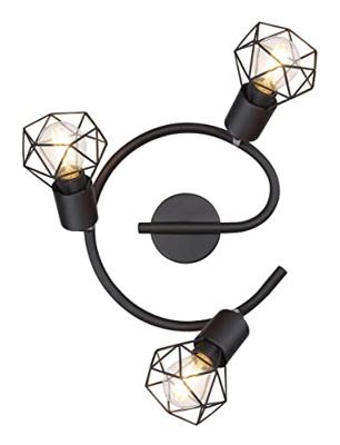 Globo Design plafondlampXara I zwart - 54802S-3