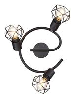 Globo Design plafondlampXara I zwart - 54802S-3 - thumbnail