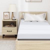 Matraspads Wit 70 x 200 cm 100% polyester jacquard stof - thumbnail