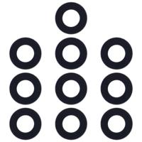 10 stuks terug camera lens voor OPPO F7/a3 - thumbnail