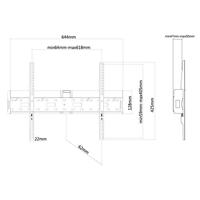 Neomounts LFD-W1640MP TV-beugel 94,0 cm (37) - 190,5 cm (75) Vast - thumbnail