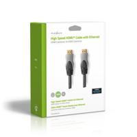 High Speed HDMI-Kabel met Ethernet | HDMI-Connector - HDMI-Connector | 10,0 m | Antraciet - thumbnail