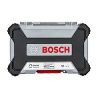 Bosch Accessories Bosch Power Tools 2608577147 Bitset 35-delig Plat, Kruiskop Pozidriv, Kruiskop Phillips, Binnen-zesrond (TX) Torsion zone - thumbnail