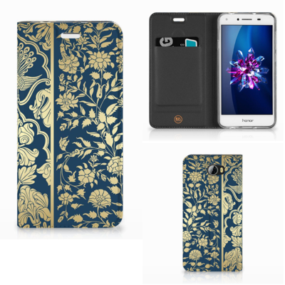 Huawei Y5 2 | Y6 Compact Smart Cover Beige Flowers Huawei Y5 2 | Y6 Compact Smart Cover Beige Flowers