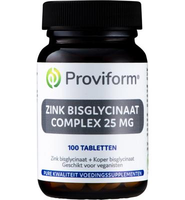 Zink bisglycinaat 25mg complex Zink bisglycinaat 25mg complex