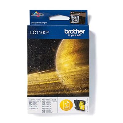 Brother inktcartridge, 325 pagina&apos;s, OEM LC-1100Y, geel - thumbnail