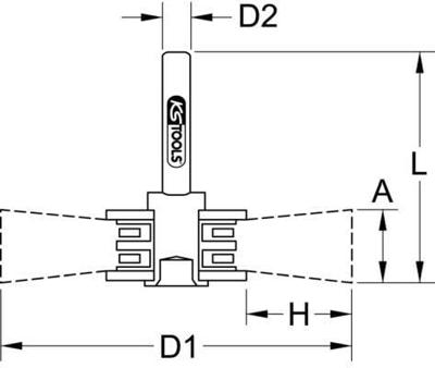 KS Tools 340.0033 Roestvrij stalen draadborstelschijf 0,3 mm, Ø 38 mm KS Tools 340.0033 Roestvrij stalen draadborstelschijf 0,3 mm, Ø 38 mm