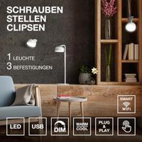 OSRAM HOMELIGHTING DECOR HELPER GADGET 830 USB Black 4058075849242 Wandlamp 1.80 W Zwart - thumbnail