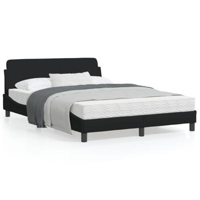 Bedframe zonder matras 120x200 cm stof zwart