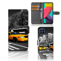 Samsung Galaxy M53 | Flip Cover | New York Taxi - thumbnail