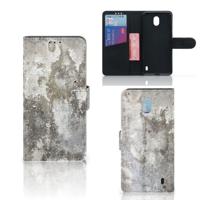 Nokia 1 Plus | Bookcase | Beton Print - thumbnail