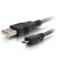 C2G C2G / Kabels naar Go A Mannelijke naar Micro-USB B Mannelijke Kabel 3 Meter Zwart - thumbnail