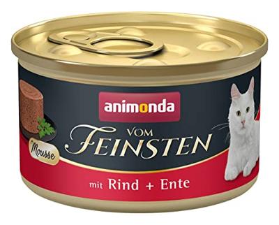 ANIMONDA Vom Feinsten Mousse Beef and duck - nat kattenvoer - 85g - thumbnail
