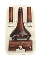 Selle Monte Grappa Monte grappa set charleston sporting 3-delig leer d-bruin - thumbnail