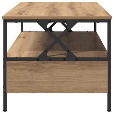 Salontafel with Drawer artisanaal eikenkleurig 100 x 51 x 45 cm