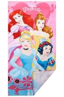 Disney Princess strandlaken 70 x 140 cm Roze - thumbnail