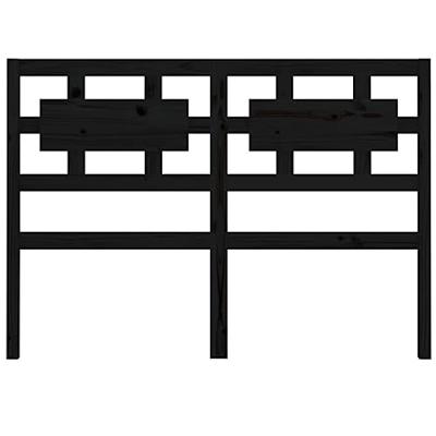 Hoofdbord 205,5x4x100 cm massief grenenhout zwart Hoofdbord 205,5x4x100 cm massief grenenhout zwart