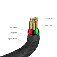 Verbatim Sync & Charge USB-C naar USB-C 60W Magnetic 120cm - Zwart - thumbnail
